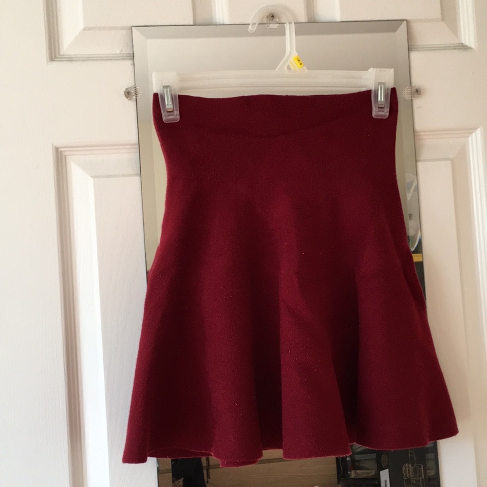 Zara red skirt xs/s